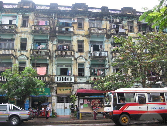 Calles de Yangon