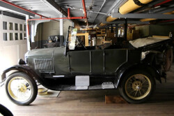 Model T Ford on the Freight Deck, Kaslo